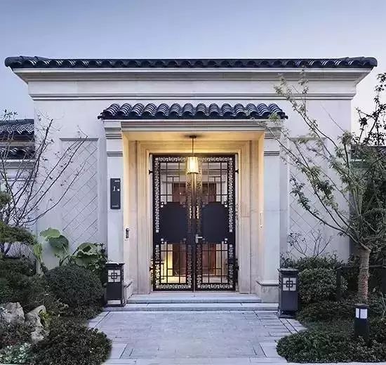 100个新中式入口,中国新中式建筑的精髓
