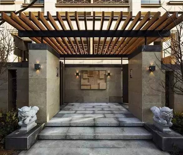 100个新中式入口,中国新中式建筑的精髓
