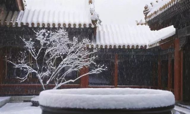 最美中国古建筑：紫禁城下雪了！