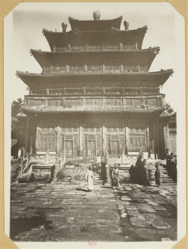 清朝末年中国拍摄建筑照片