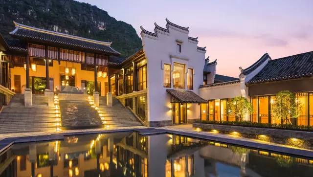 新中式建筑,悦榕庄中式酒店