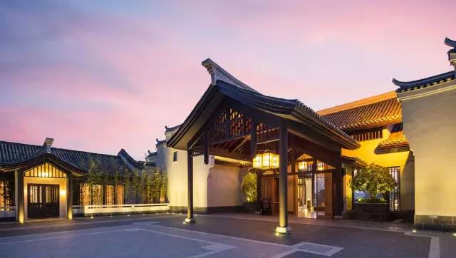 新中式建筑，悦榕庄中式酒店