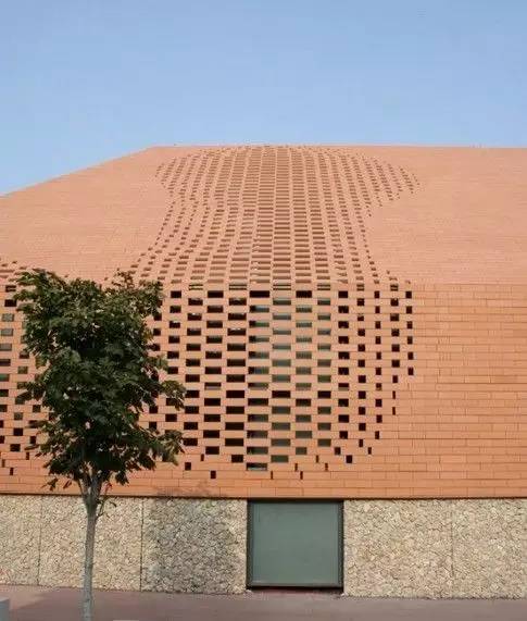 红砖的建筑艺术，每一张红砖墙都可以拿去做红