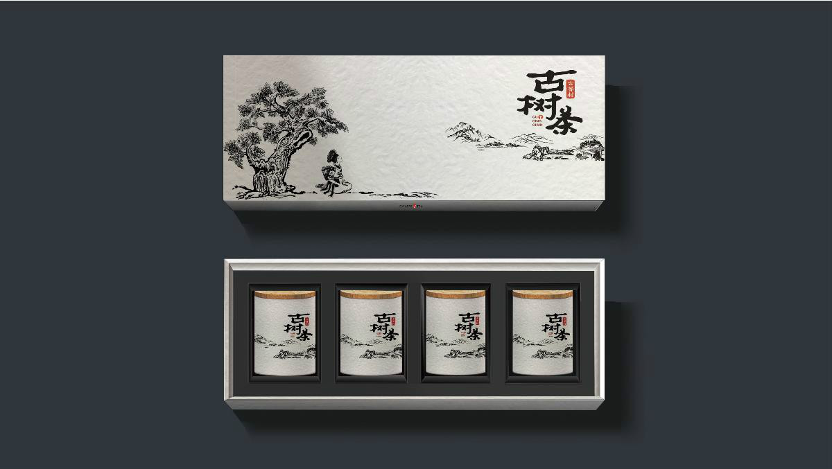 贵州民族特色包装设计，古树茶叶包装设计