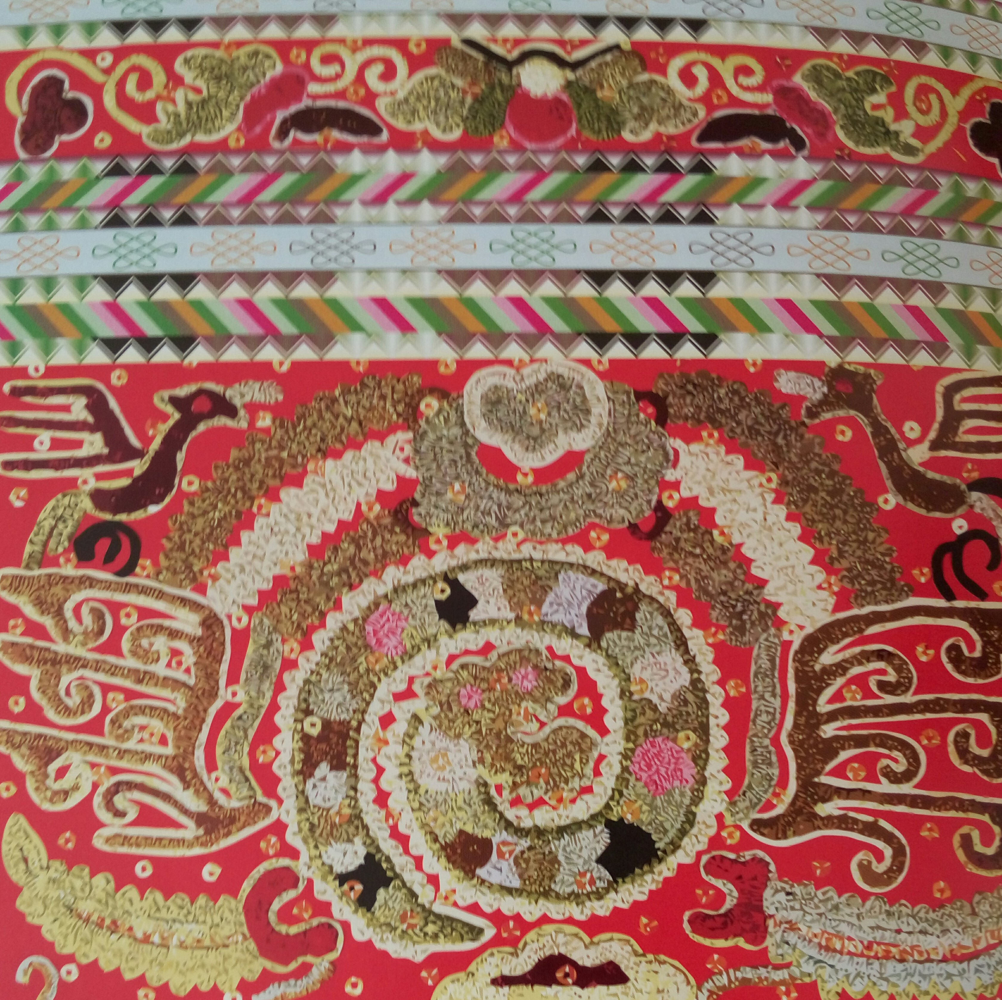 中国传统刺绣与织物图案