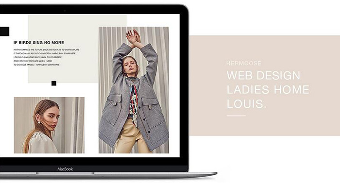 时尚女装网页设计