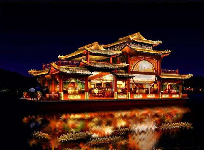 杭州西湖巨型画舫