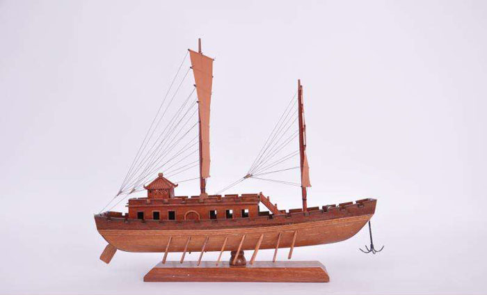 木质画舫船模型