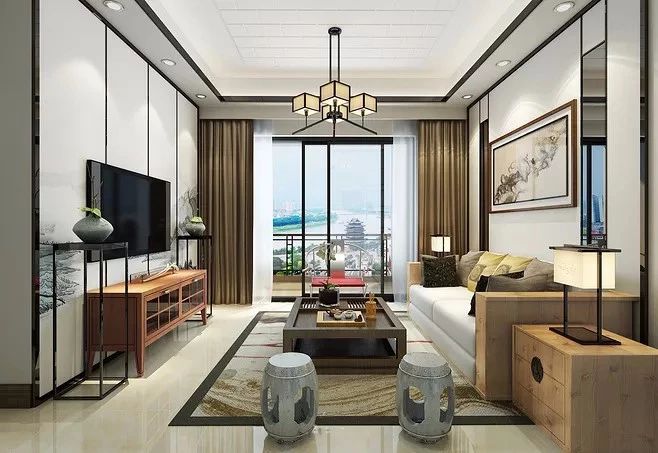 新中式客厅之美：魅力十足的中式装修设计！