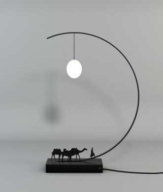 关于丝绸之路的一款创意灯具的设计