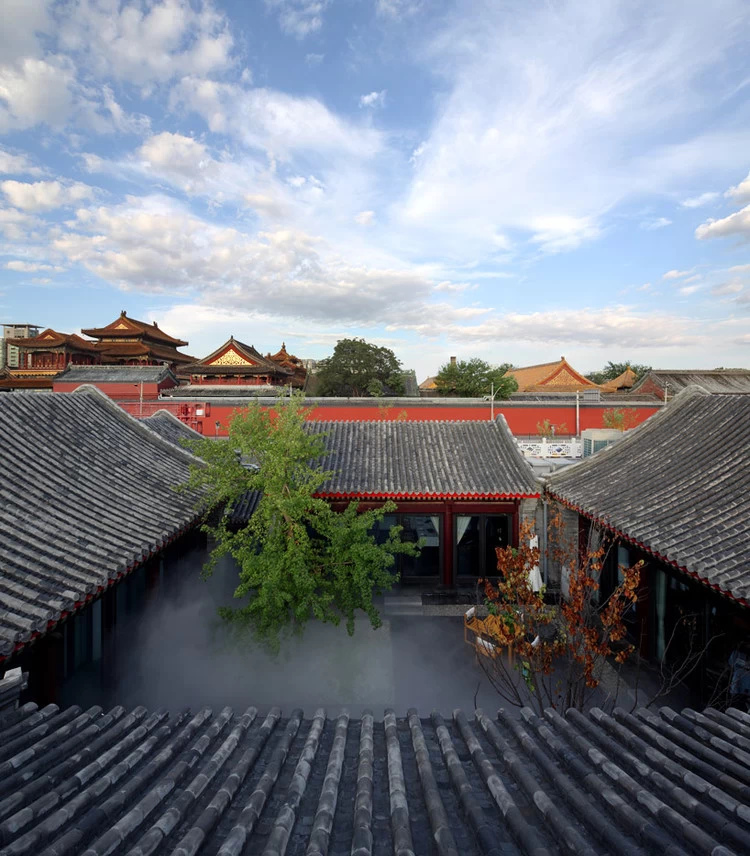 传统四合院建筑北京“京兆尹”