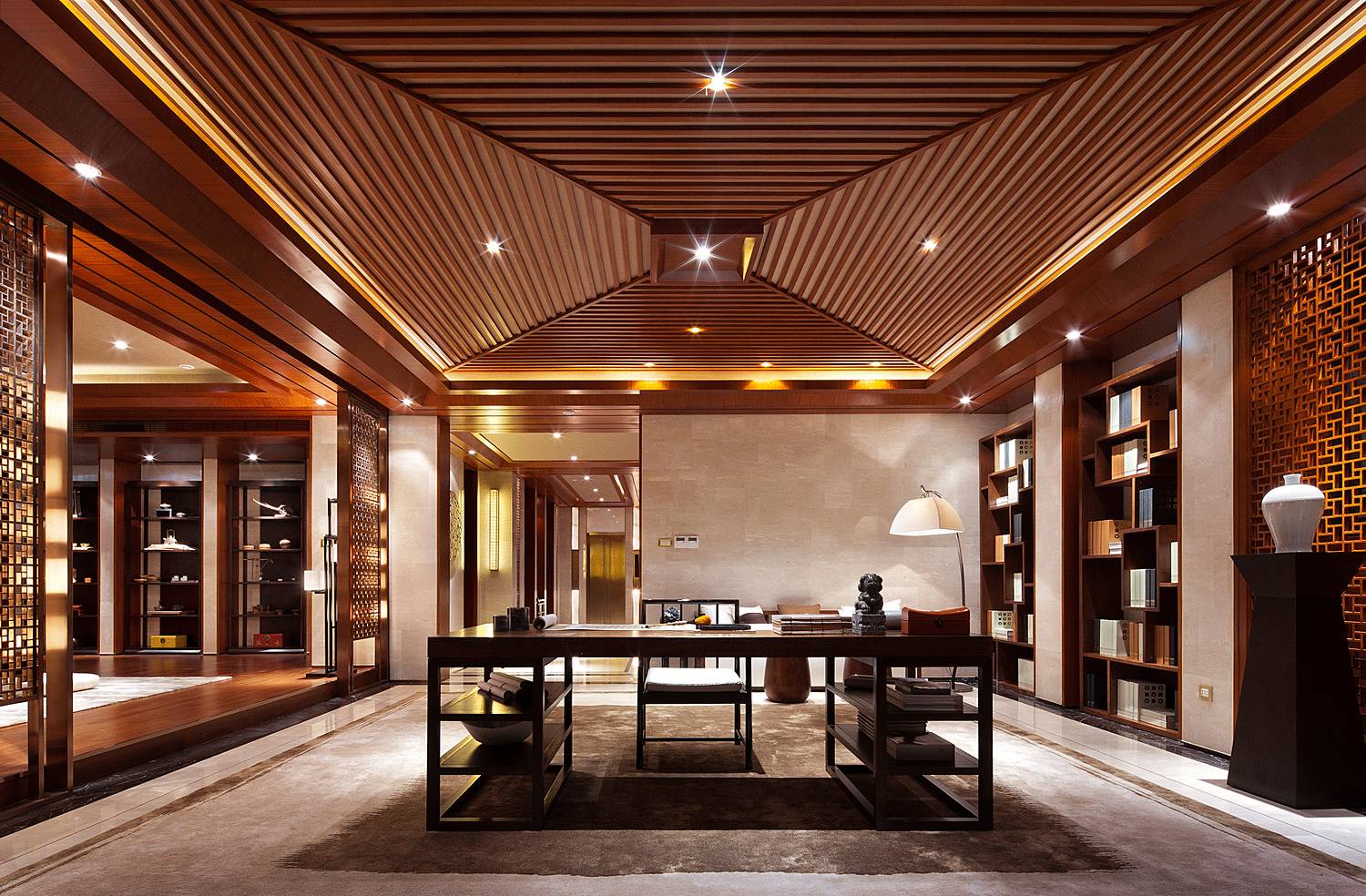 书房和茶室，新中式风格的绝佳展现