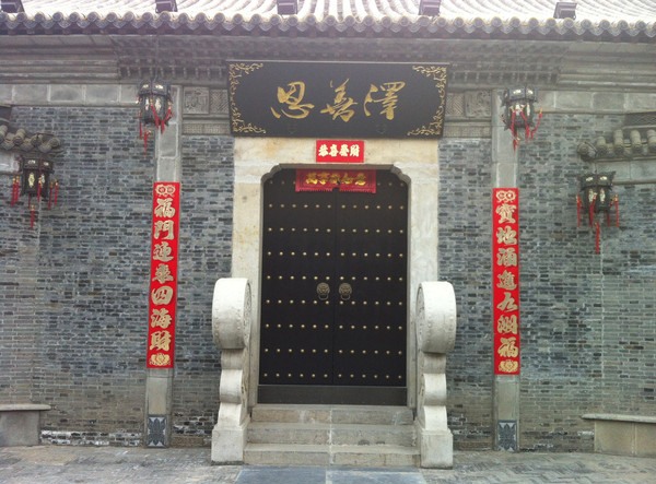 中国风复古中式大门