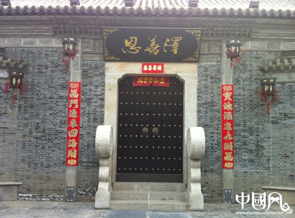 中国风复古中式大门