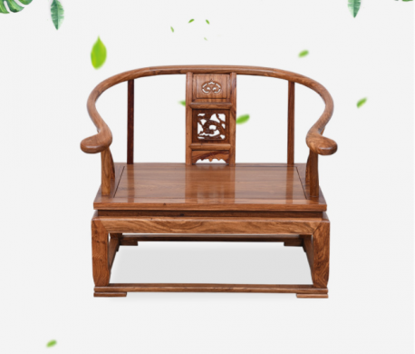 简约花梨木禅椅，中式雕花太师椅