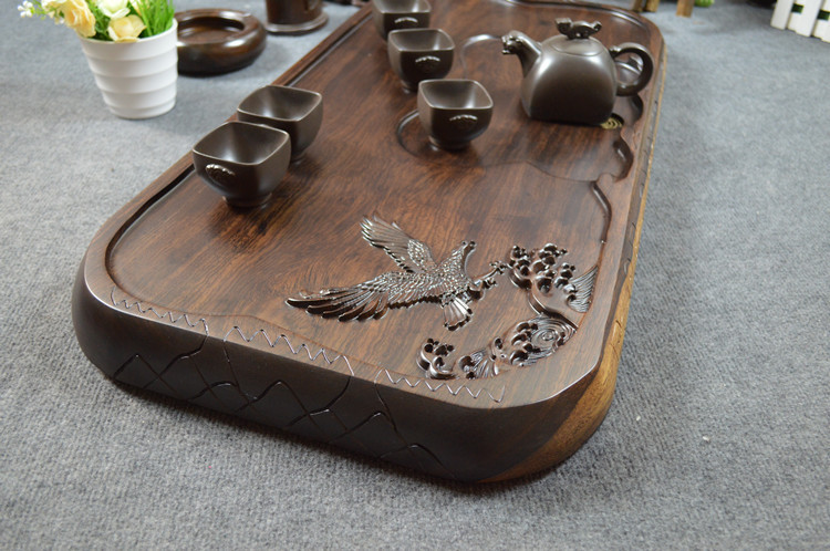 实木黑檀木中式家具日常饮茶茶桌