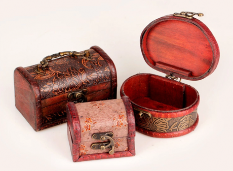 中式小木盒复古木质首饰盒