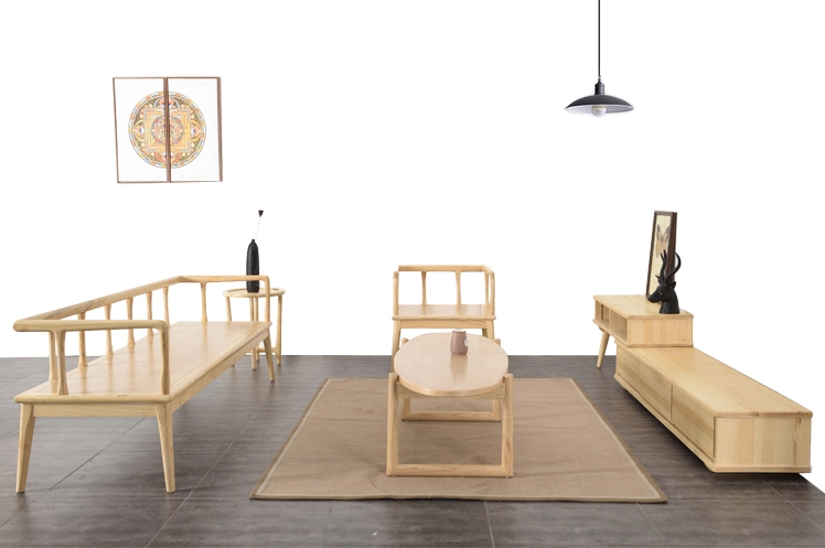 禅意中式沙发，新中式实木沙发