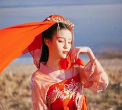 婉娘齐胸襦裙，清新淡雅汉服图片