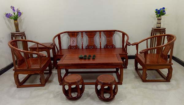 仿古家具中式实木皇宫椅太师椅沙发椅组合