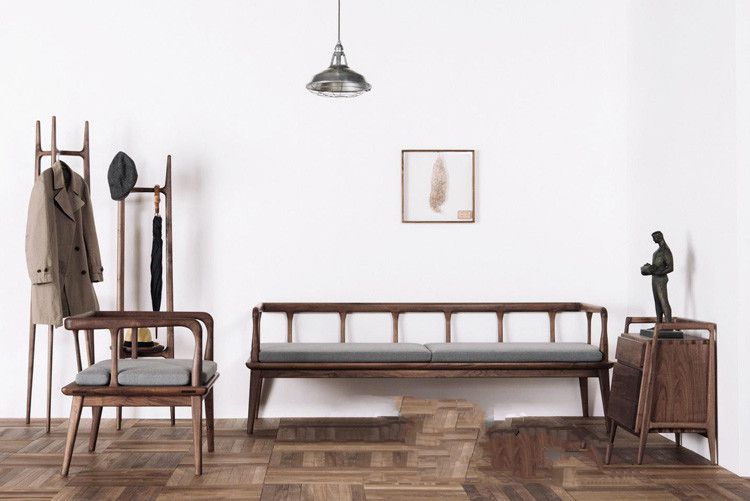 新中式实木手工家具禅意古典沙发