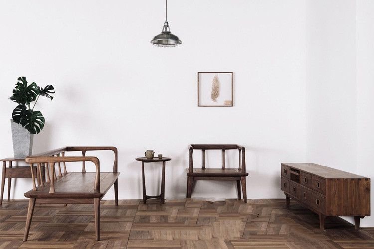 新中式实木手工家具禅意古典沙发
