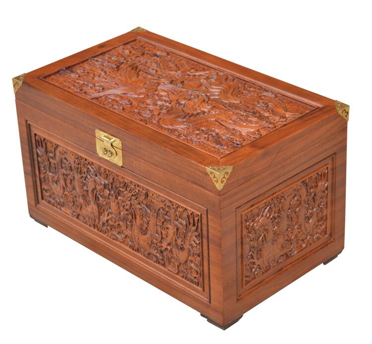 中式老樟木箱子收藏陪嫁箱