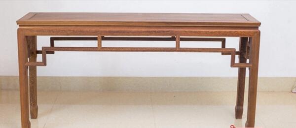 仿古供桌条桌案桌，鸡翅木家具的辨别方法