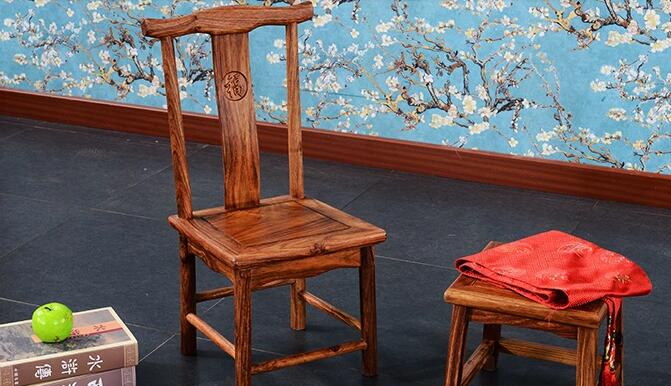 红木小餐椅，刺猬紫檀木餐椅