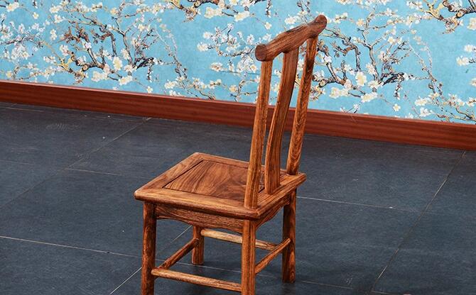 红木小餐椅，刺猬紫檀木餐椅