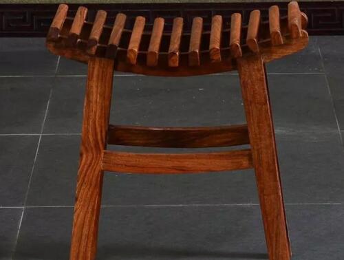 中式红木小凳子，刺猬紫檀钓鱼椅