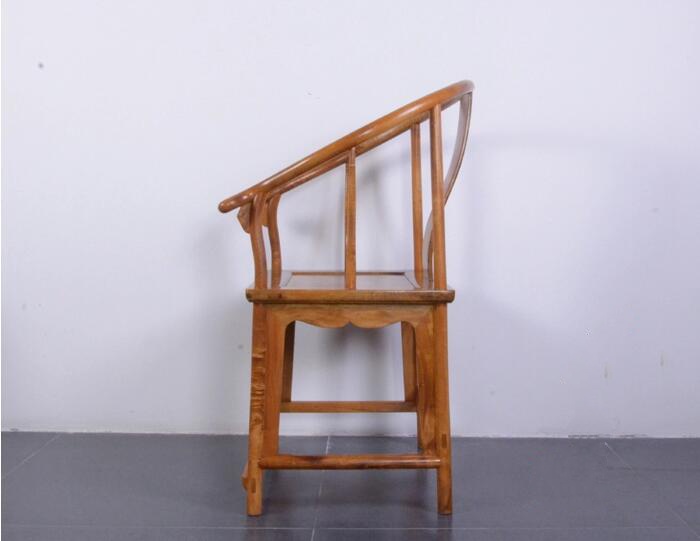 金丝楠木水波纹圈椅