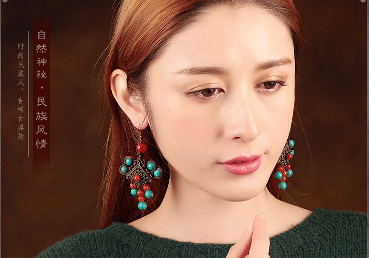 古典中国风个性耳饰流苏耳环