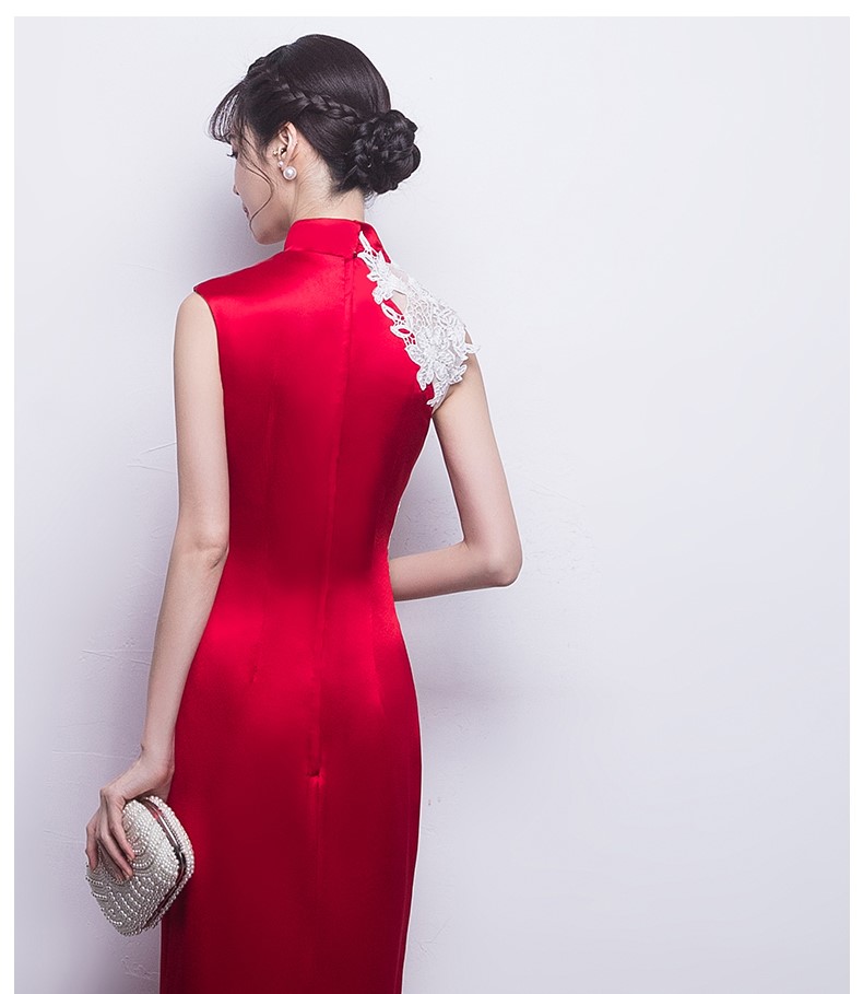 时尚典雅中式礼服，中国风优雅晚礼服