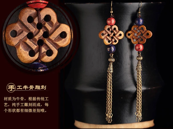 中国风古典气质耳环首饰