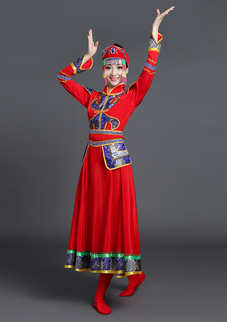 蒙古族服饰少数民族服装图片