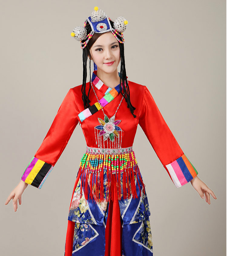 藏族服饰少数民族服装图片
