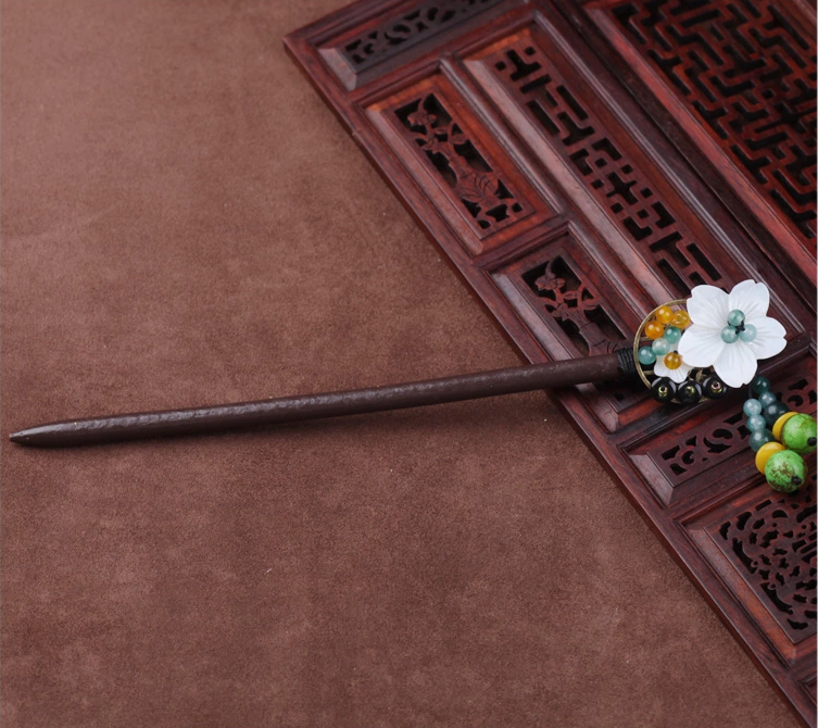 中国古风头饰古典民族风手工木簪子
