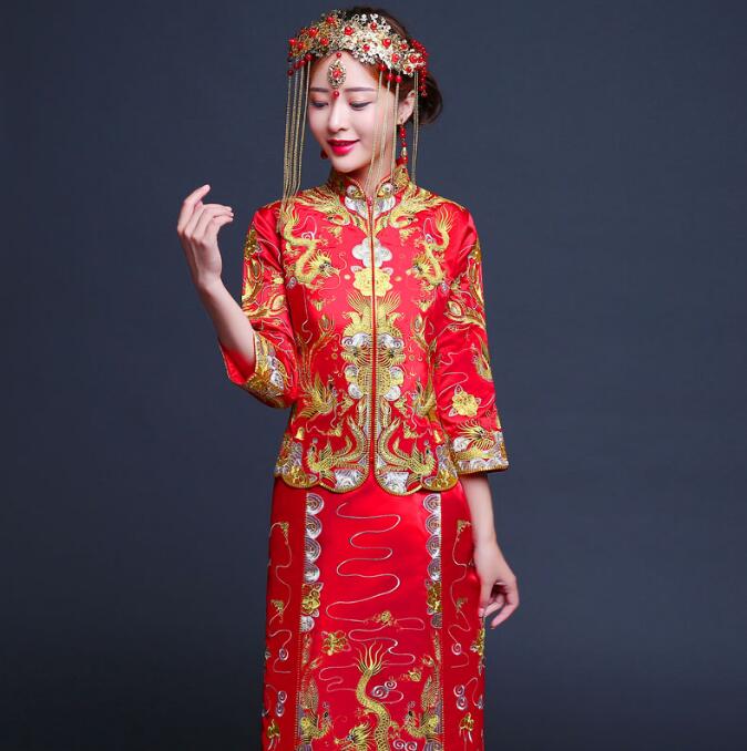 中国风秀禾服新娘喜服中式礼服