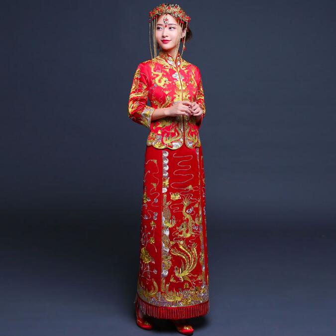 中国风秀禾服新娘喜服中式礼服