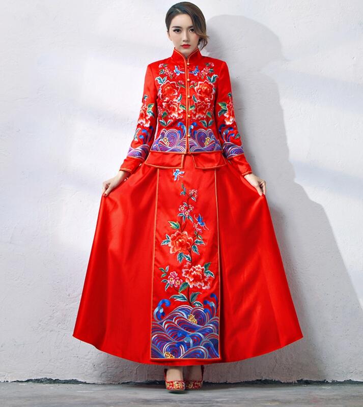 中国风秀禾服褂群中式礼服