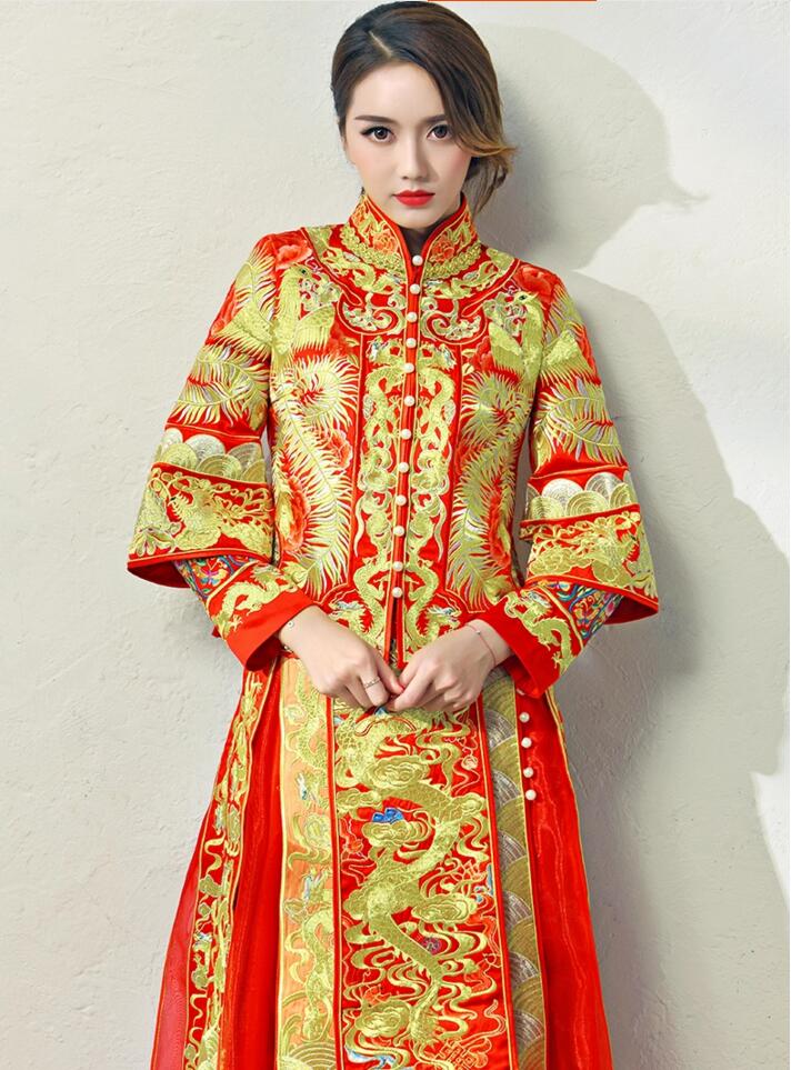 中国风新娘嫁衣中式礼服