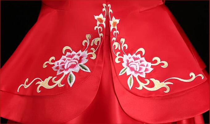 中国风新娘礼服中式婚礼礼服