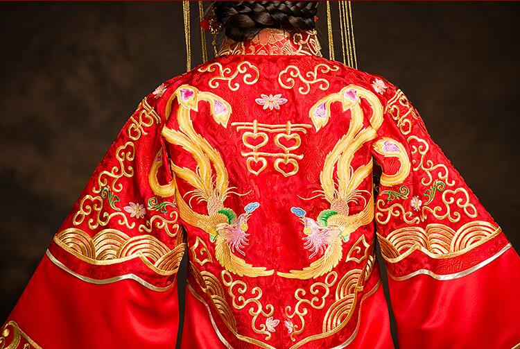 中国风秀禾服新娘礼服中式婚礼礼服