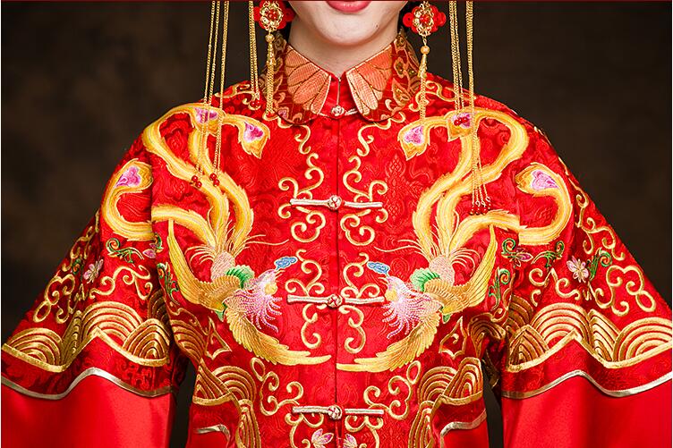 中国风秀禾服新娘礼服中式婚礼礼服