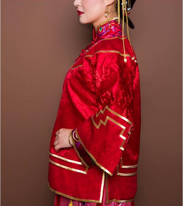 东方韵味龙凤褂中式婚礼礼服图片