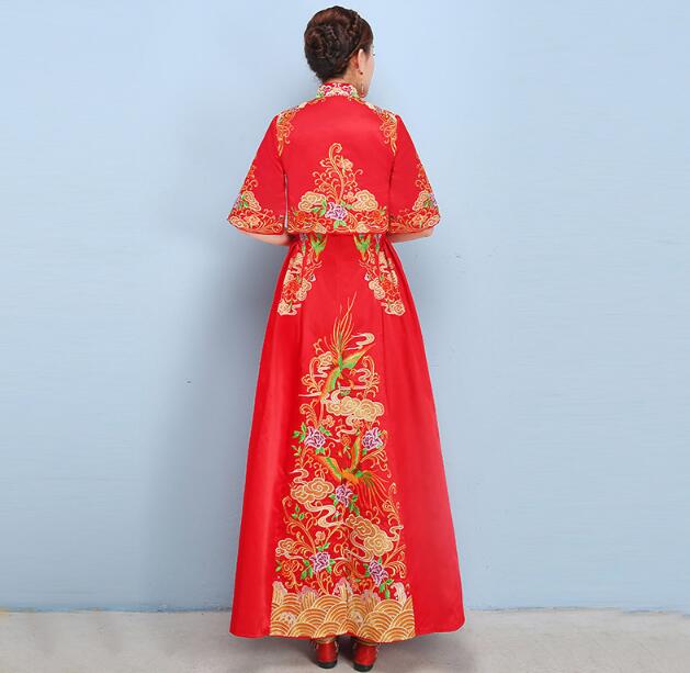 夏季旗袍礼服中式婚礼礼服