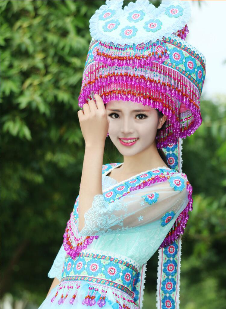中国风民族服装苗族服饰