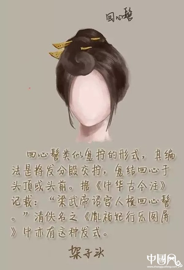 中国风女子古装发型参考（六）