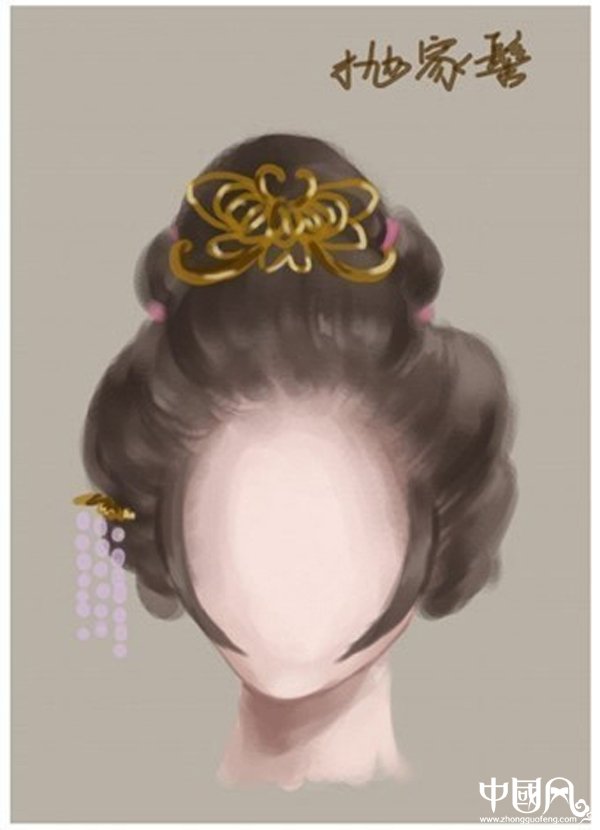 中国风女子古装发型参考（十）